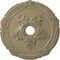Ekena Millwork Attica with Rose Ceiling Medallion (Canopies up to 4 1/2"), 26"OD x 3 3/4"ID x 1 1/2"P, Gobi Desert CM26ATGDF - alternate 1